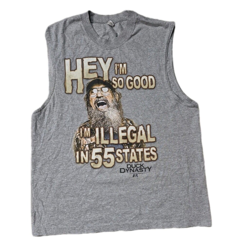 Duck Dynasty Uncle Si Hey I’m So Good I’m Illegal In 55 States Large T-Shirt